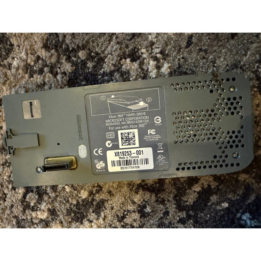 Xbox 360 60GB Hard Drive. **Untested**
